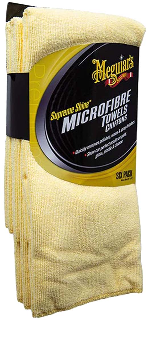 Meguiar's X2035EU Supreme Shine Mikrofasertuch 6er Pack